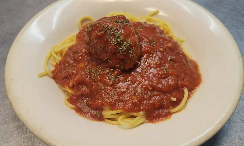 Side of Pasta & Meatball